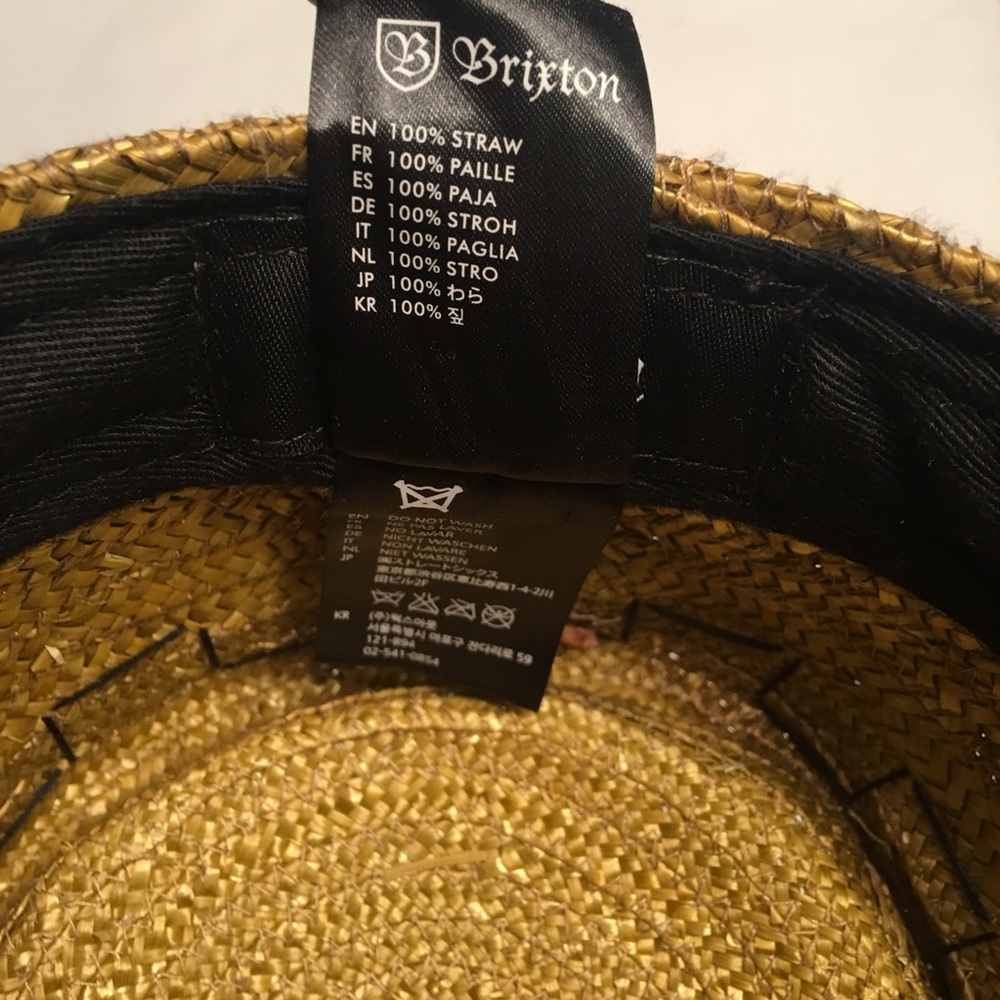 Brixton Colvin Straw Hat URBAN OUTFITTERS - Picture 7 of 8